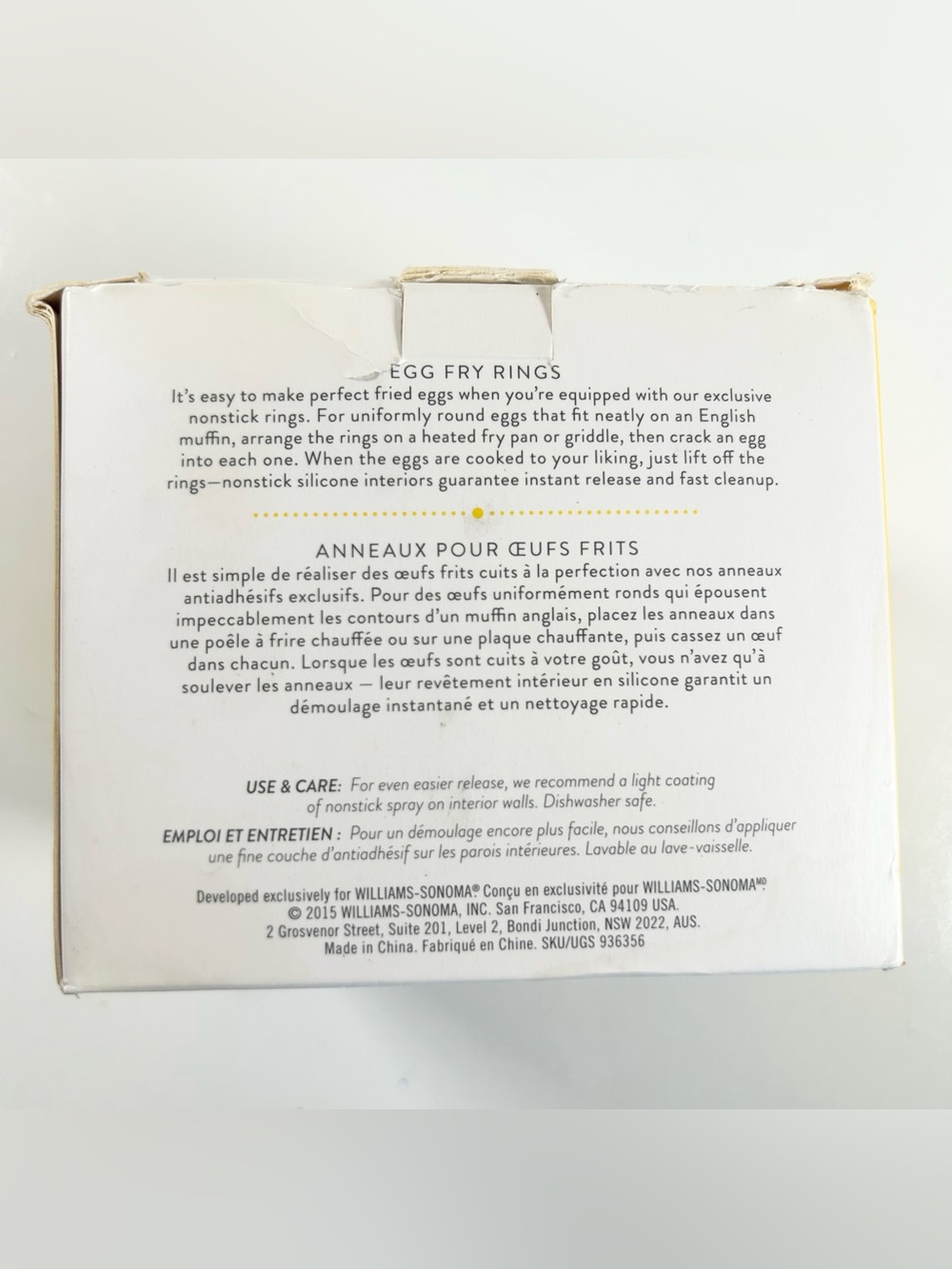 Williams Sonoma Egg Fry Rings Set of 4 - Picture 5 of 13
